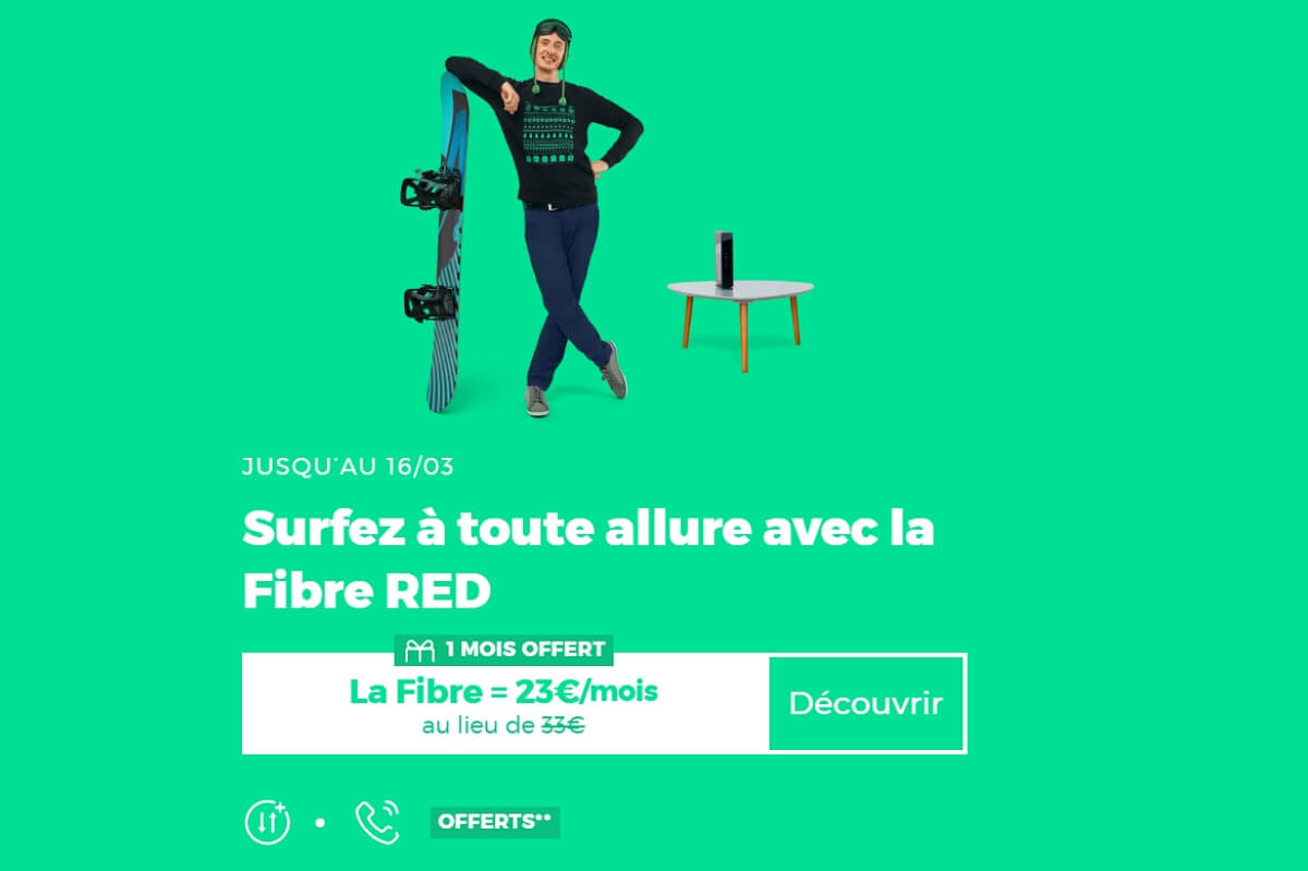 Meilleure offre Internet : le plein d'économies avec la Box RED ADSL ou fibre