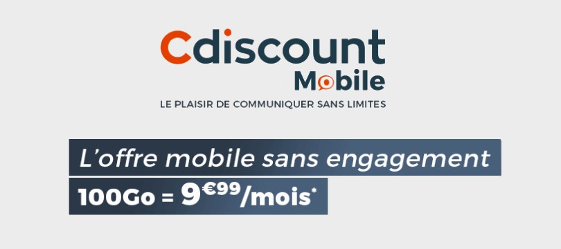 Forfait mobile : Cdiscount propose 100 Go à moins de 10 euros