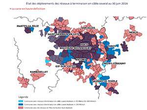 Observatoire ARCEP du THD au second trimestre 2016 : objectif couverture de 50% en fin d'année