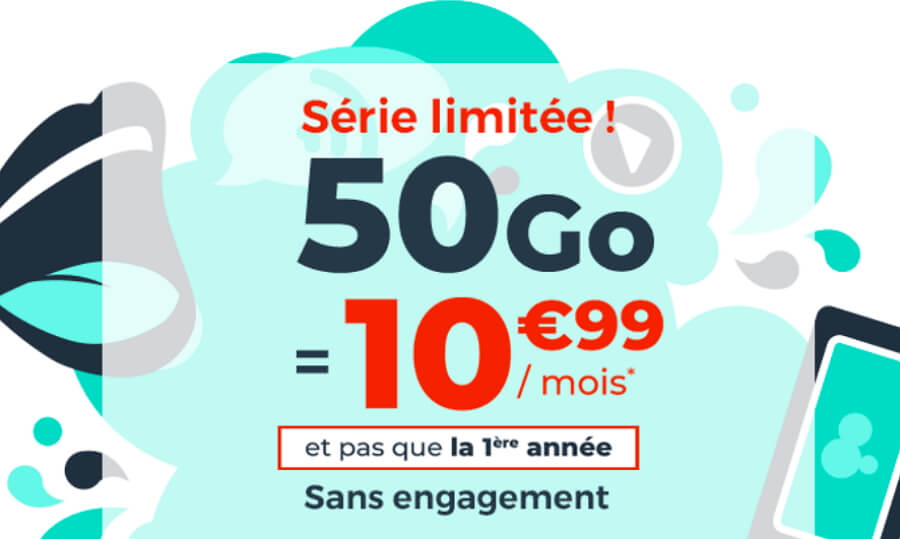 Forfait en promo : un très bon plan pour 50Go de 4G chez Cdiscount Mobile