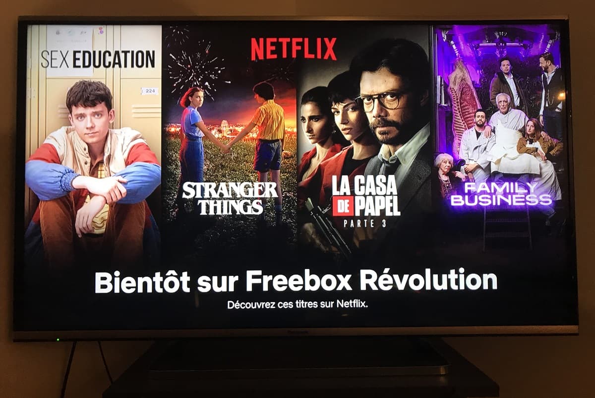 Netflix sur la Freebox Révolution, c'est parti !