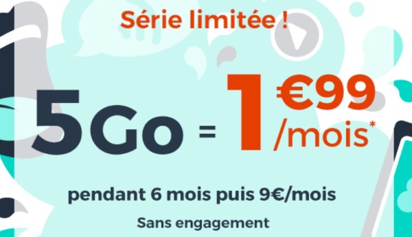 Forfait en promo : dès 2€/mois et jusqu'à 100 Go, comparez les meilleures offres de l'été