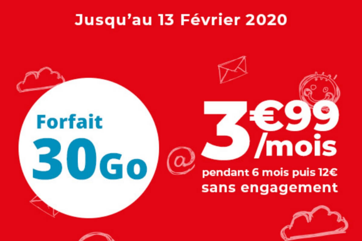Forfait 30 Go à 3,99€/mois : la data bradée chez Auchan Telecom