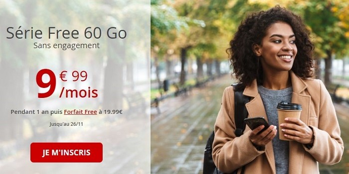 Free : le compte à rebours est lancé pour la série limitée 60 Go à 9,99€/mois