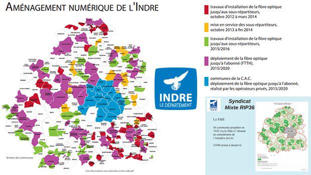 Indre Très Haut Débit : la fibre optique sur 10 000 foyers d'ici 2017 à Châteauroux