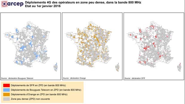 L'observatoire de la couverture mobile en zones peu denses et le suivi des déploiements par l'Arcep