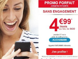 Auchan Télécom, NRJ Mobile : une semaine de promos sur les forfaits sans engagement !
