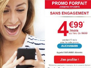 Auchan Télécom, NRJ Mobile : une semaine de promos sur les forfaits sans engagement !