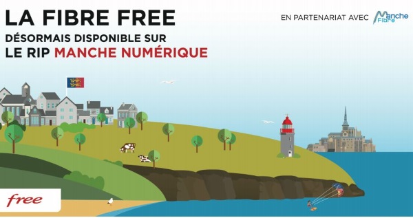 Fibre Free : lancement officiel sur le réseau Manche fibre