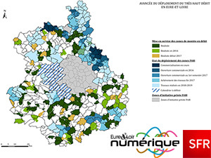 Eure-et-Loir Numérique et SFR inaugurent le réseau fibre optique dans le Val d'Avre