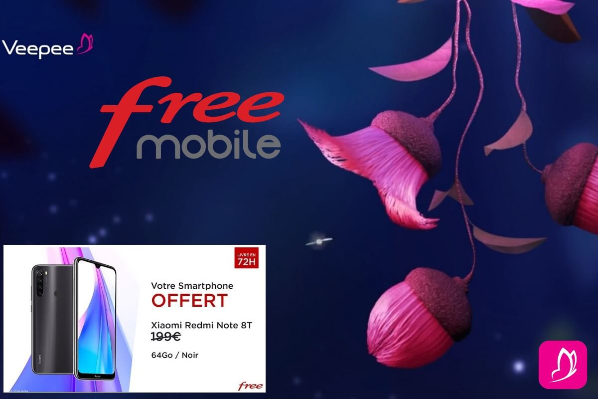 Forfait Free : le Xiaomi Redmi Note 8T offert avec l'abonnement