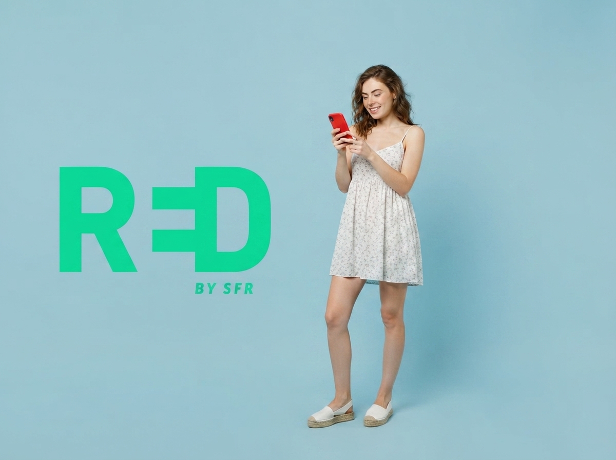 La fibre la moins chère et jusqu'à 139€ remboursés avec RED by SFR