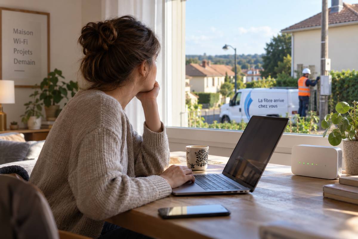 Fibre arrive chez vous