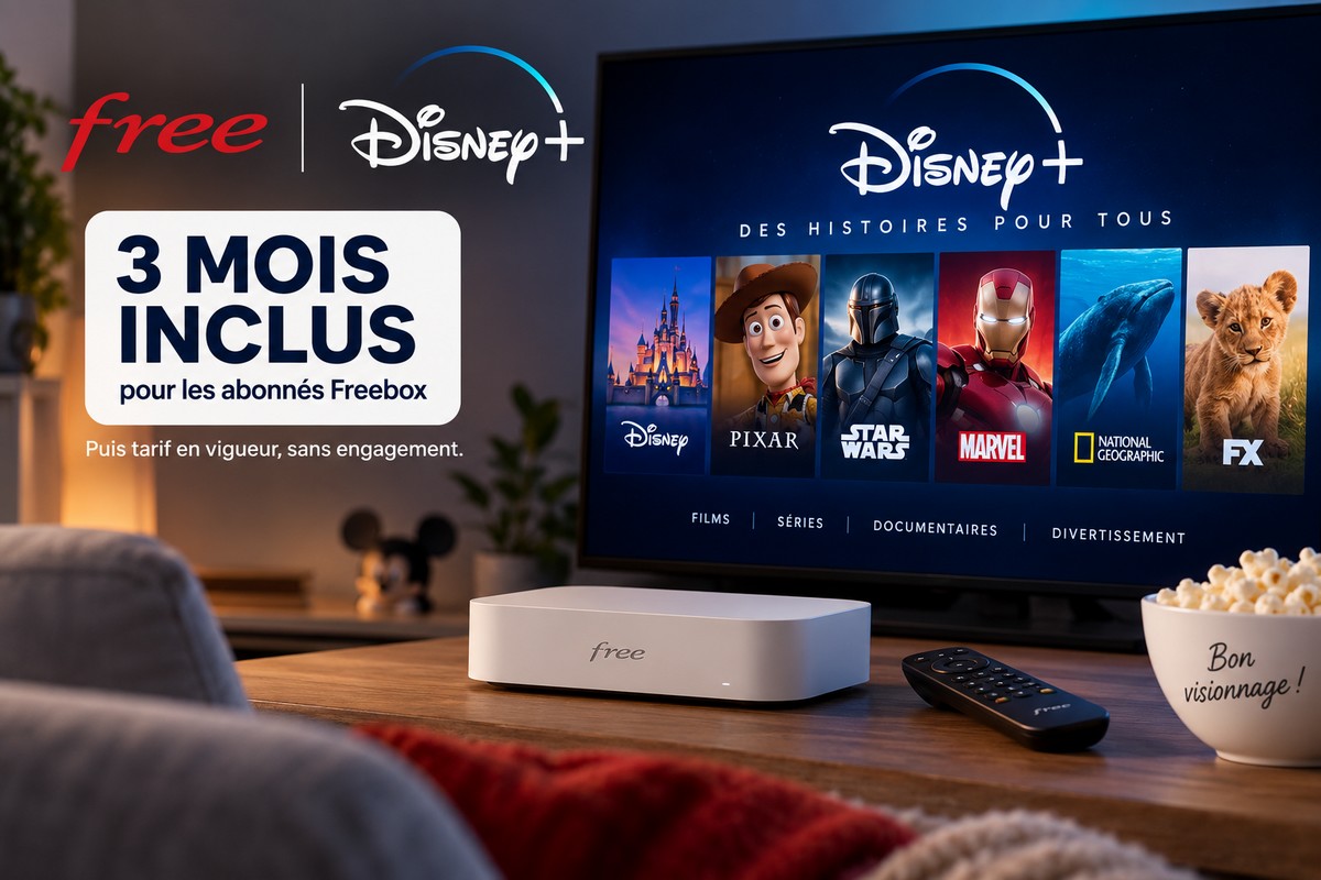 3 mois inclus pour les nouveaux abonnés Freebox jusqu'au 31/12/2026
