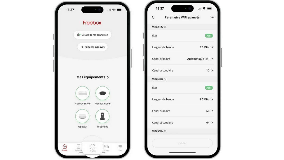 Freebox Connect pour gérer le Wi-Fi depuis un smartphone