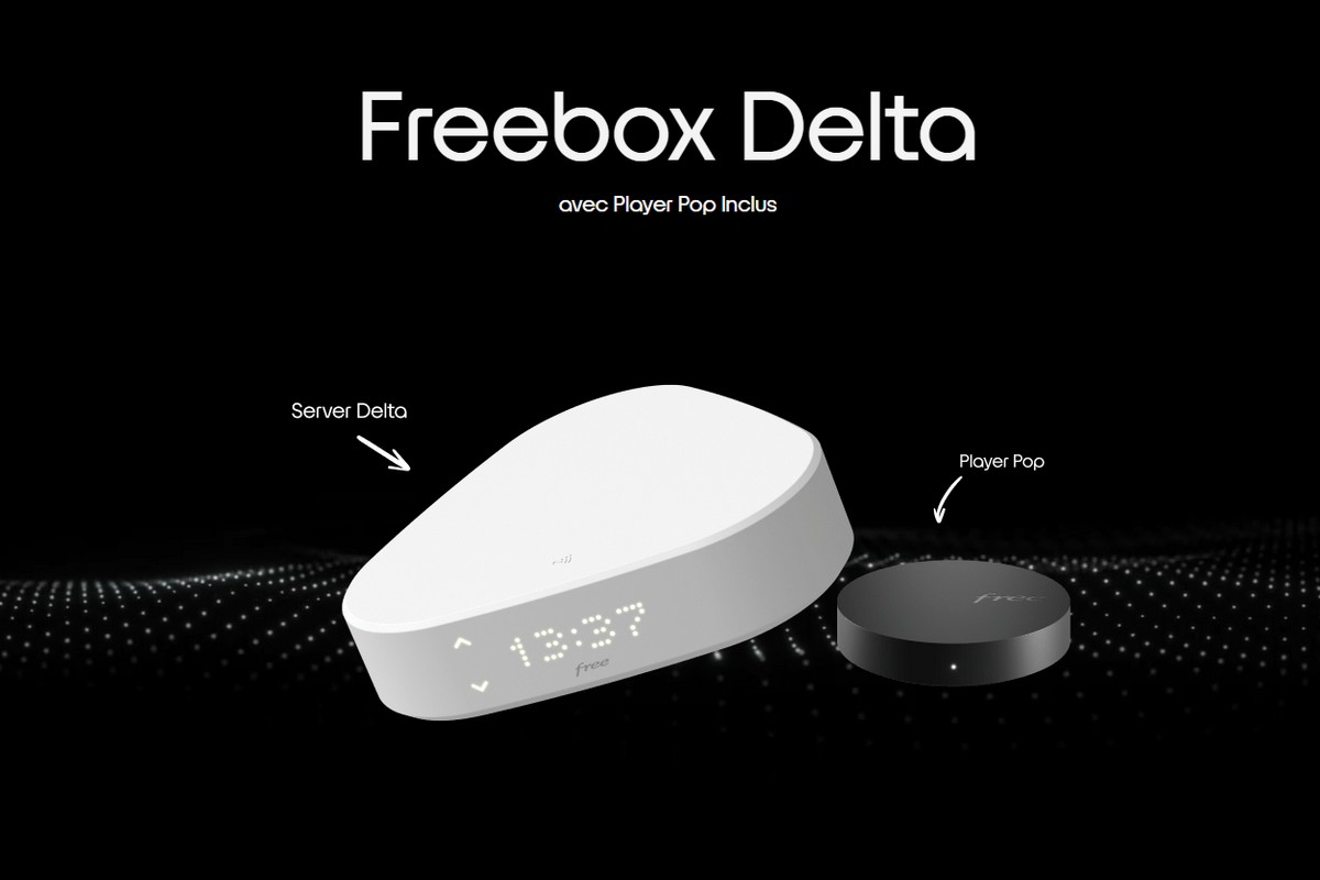 Le modem Freebox Delta avec le décodeur Freebox Pop