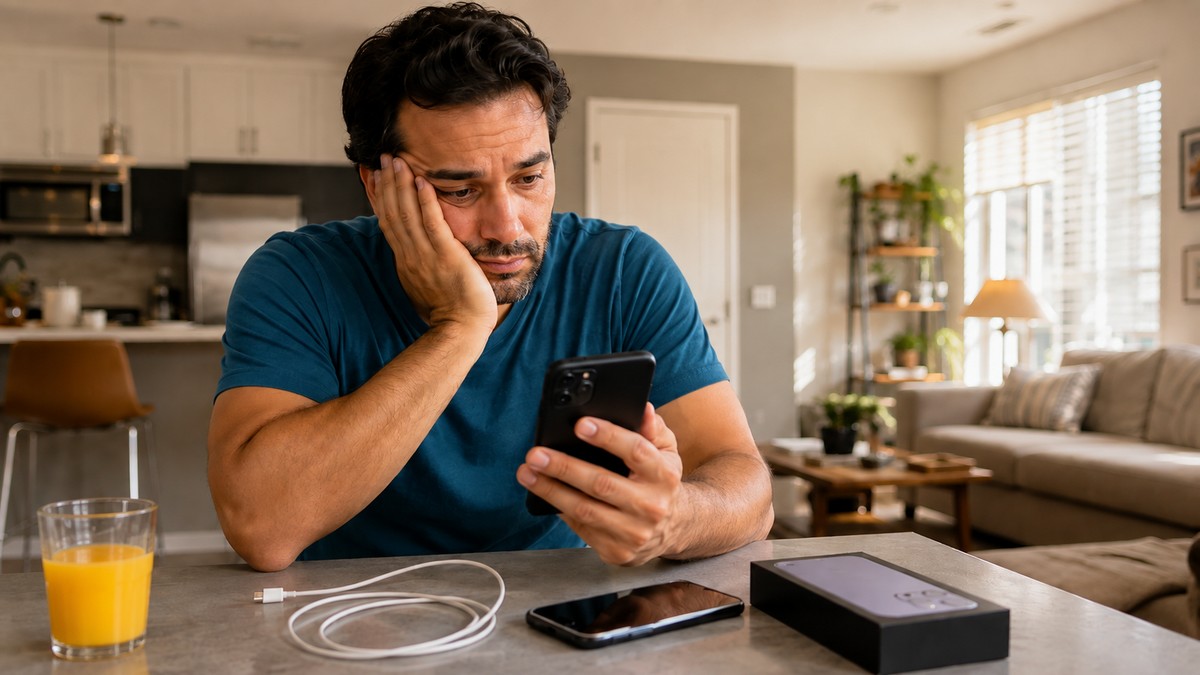 Un homme se désespère de revendre son smartphone sur LeBonCoin