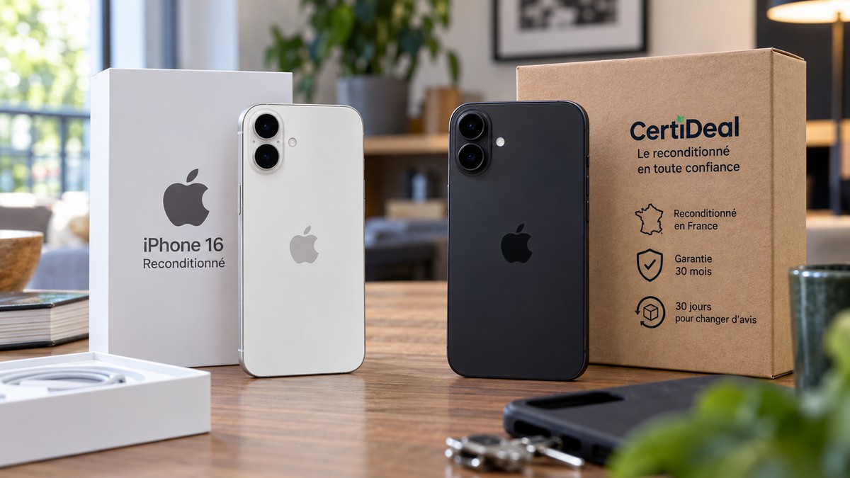 Un iPhone 16 reconditionné par Apple ou par Certideal ?