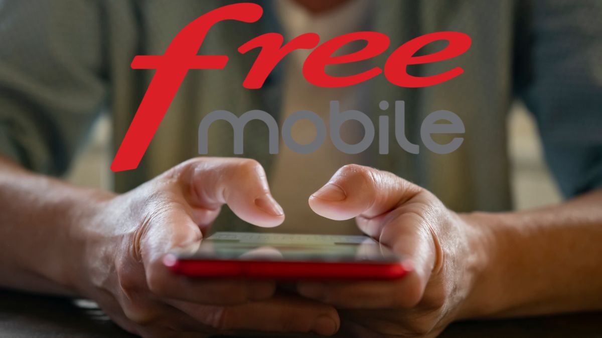 Mains pianotent sur smartphone avec logo Free, car la Série Free embarque deux services exclusifs et gratuits : l'application TV et le VPN intégré