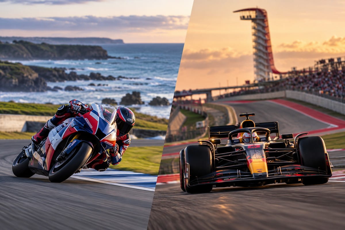 MotoGP en Australie et F1 aux États-Unis : un dimanche à toute vitesse sur CANAL+