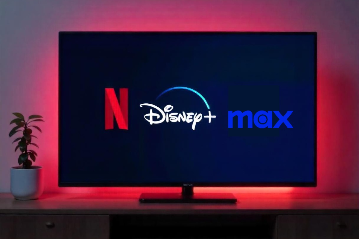 TV avec logos des 3 plateformes à 1€ grâce à la Livebox Max : Netflix, Prime Video et MAX