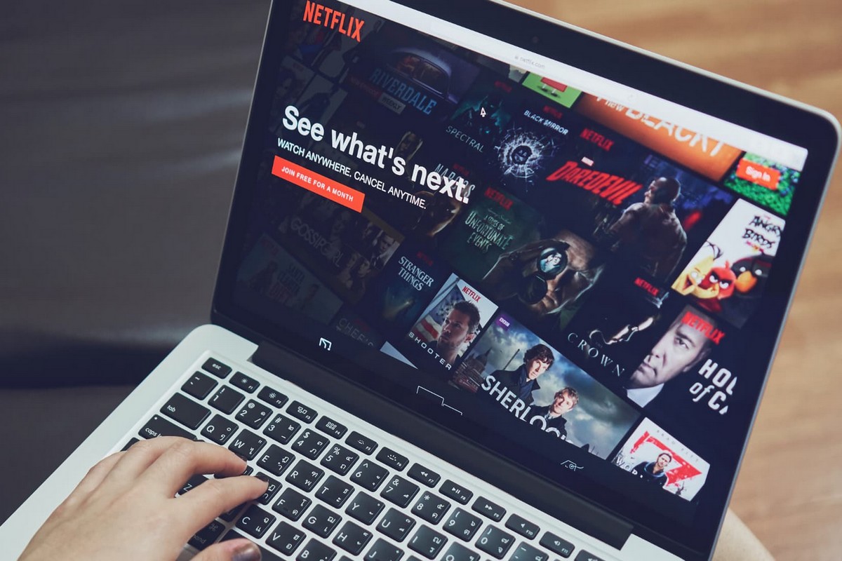 Netflix sur ordinateur portable