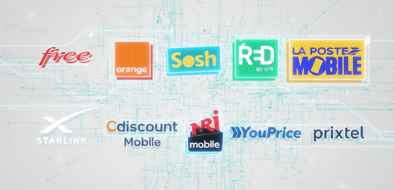 Les logos des opérateurs