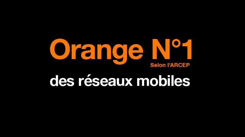 Orange n°1 selon l'ARCEP