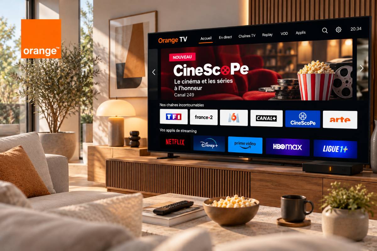orange chaine cinema cinescope gratuite