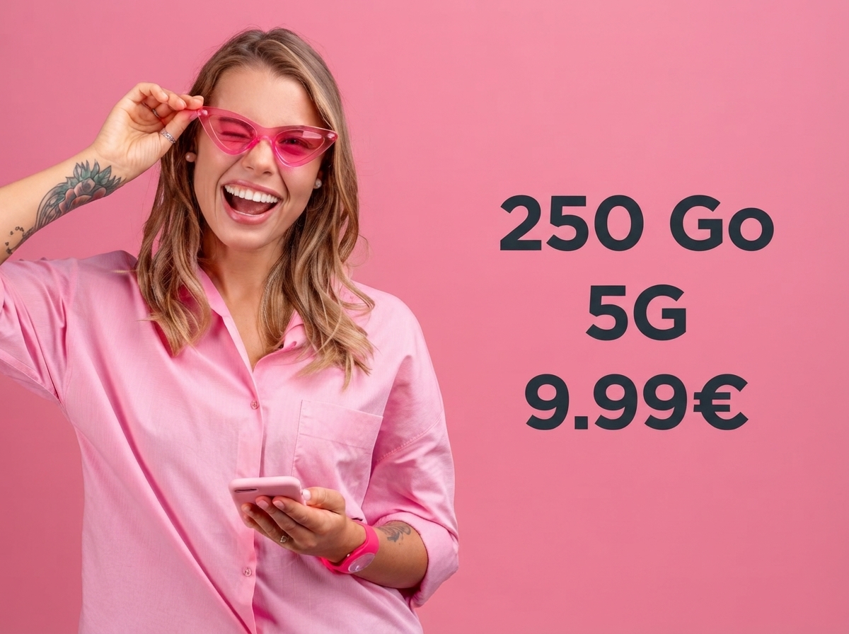 250 Go, 5G et SIM offerte : ce forfait sans engagement à moins de 10 € coche toutes les cases