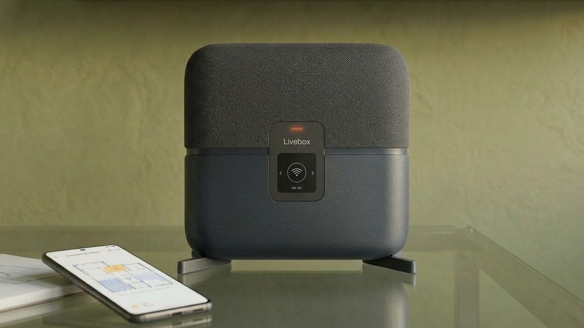 Le QR Code de la reconnexion flash sur l'écran de la Livebox 7 en cas de panne