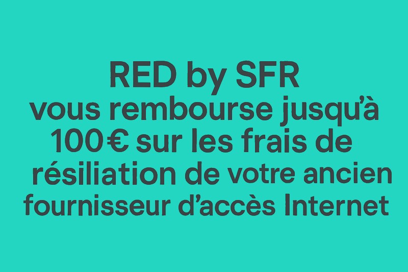 RED rembourse vos frais de résiliation