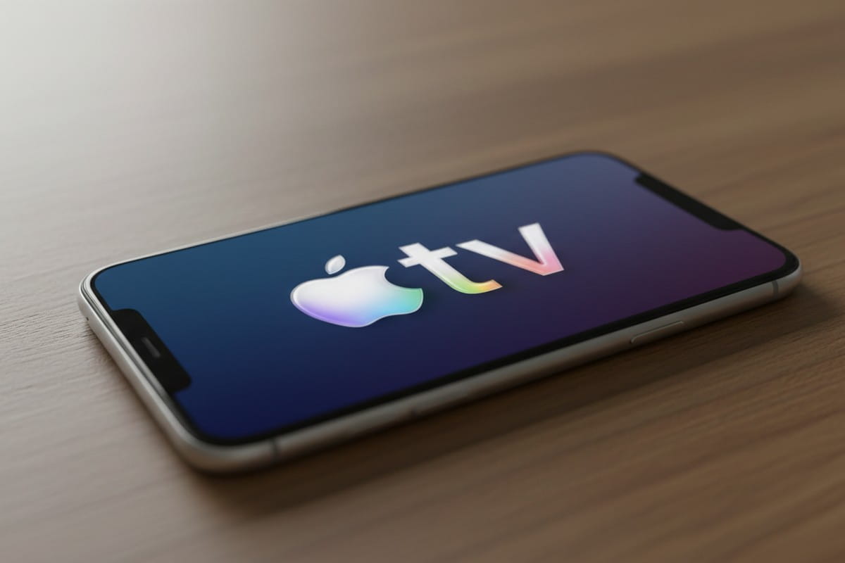 L'application Apple TV sur smartphone