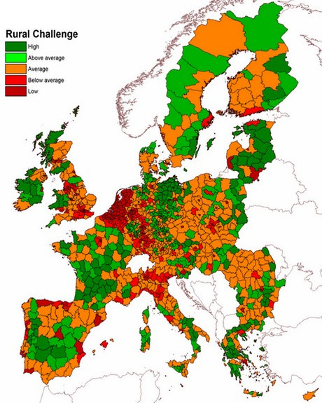 Carte Point Topic des zones peu denses pour le très haut débit