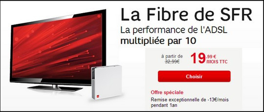 La Fibre de SFR à -40% !