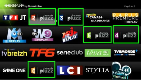 La TV à la demande de France Télévision est disponible chez Numericable