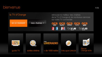 La TV d'Orange sur les TV Samsung