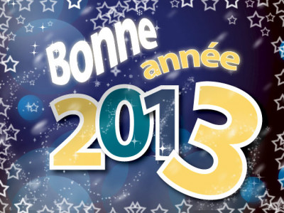 bonne année 2013 et meilleurs voeux !