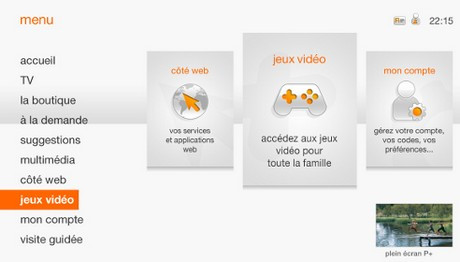 Jeux en streaming Orange TV