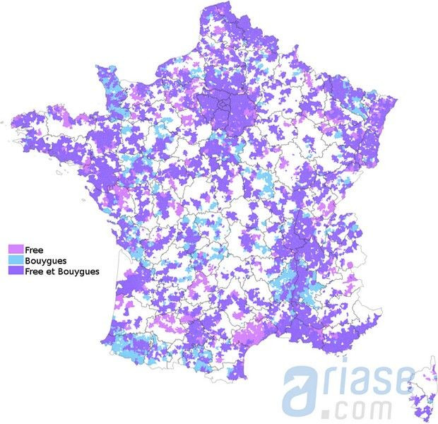 Différence dégroupage Bouygues Free