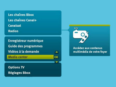 Media Center Bouygues bbox