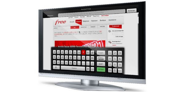 navigateur web intégré dans le freebox player