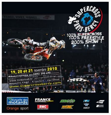 Le supercross de Bercy en 3D sur la TV d'Orange