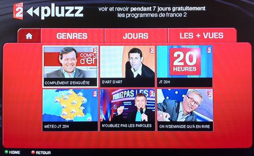 Pluzz sur la Freebox