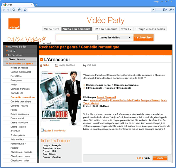 Web TV Orange