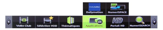 Dock interface TV numericable