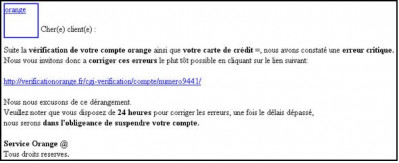 Abonnés Orange : attention au phishing !