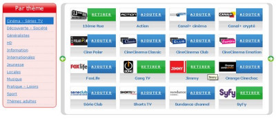 Quel fournisseur diffuse les chaînes TV que vous voulez ?