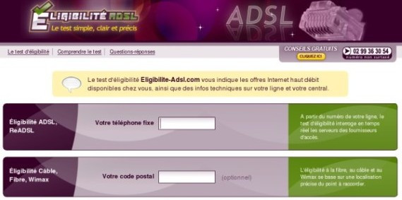 Le test Eligibilite-ADSL passe en version 7.0 !