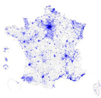carte du degroupage en France au 30 septembre 2008